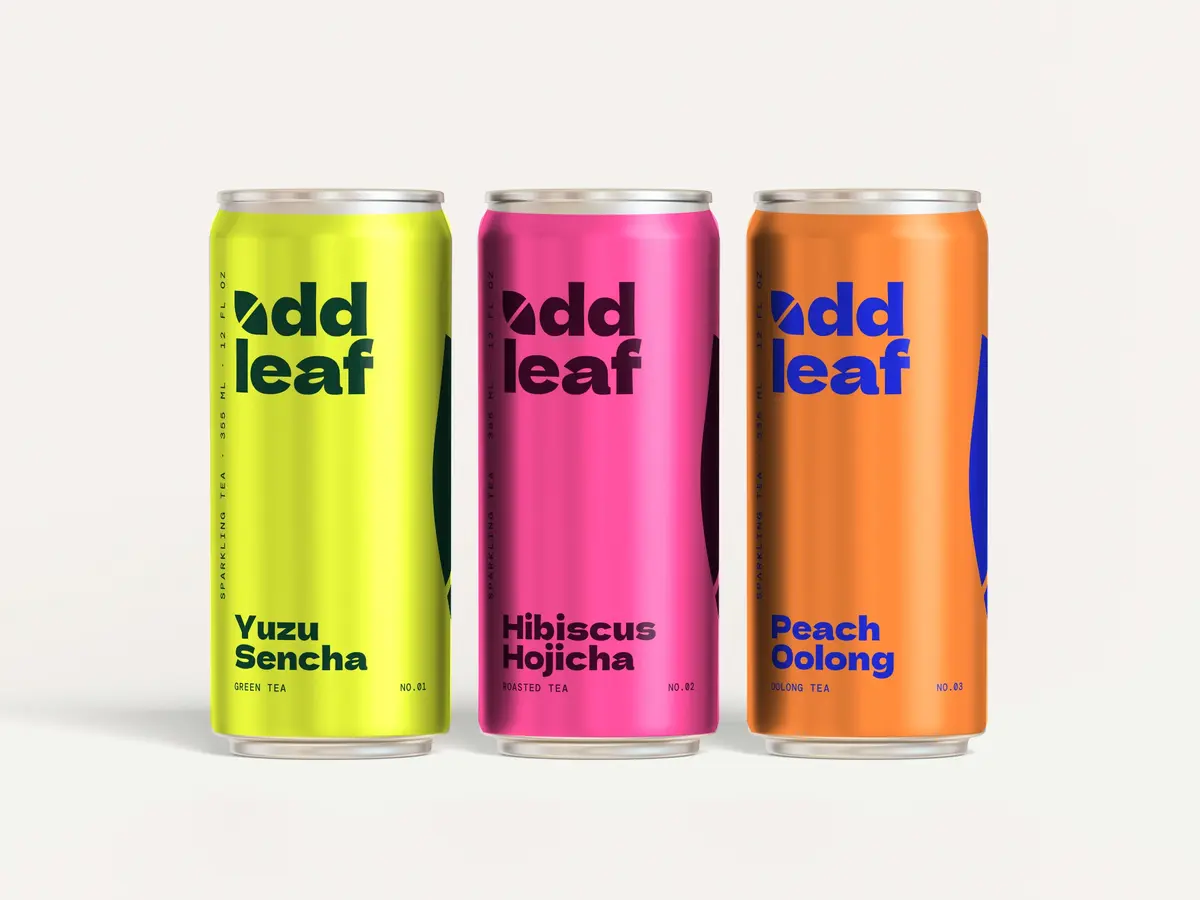 Odd Leaf sparkling tea cans