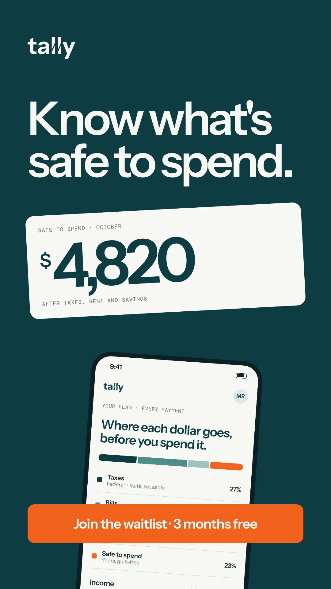 Story ad: Know what's safe to spend
